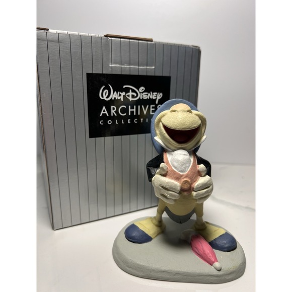 Disney Other - Enesco Ltd Ed Disney Archives Jiminy Cricket Maquette Figurine With Box